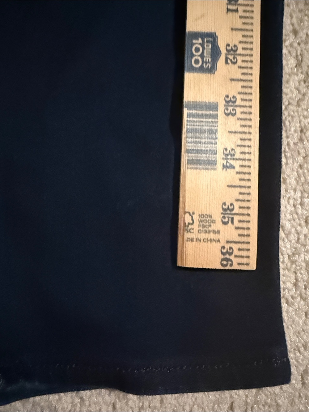 Lilly Pulitzer Navy Straight-Leg Jeans with Gold-Tone Hardware - Picture 10 of 15